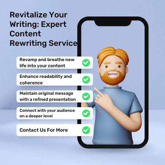 Revitalize Your Writing Expert Content Rewriting Service
